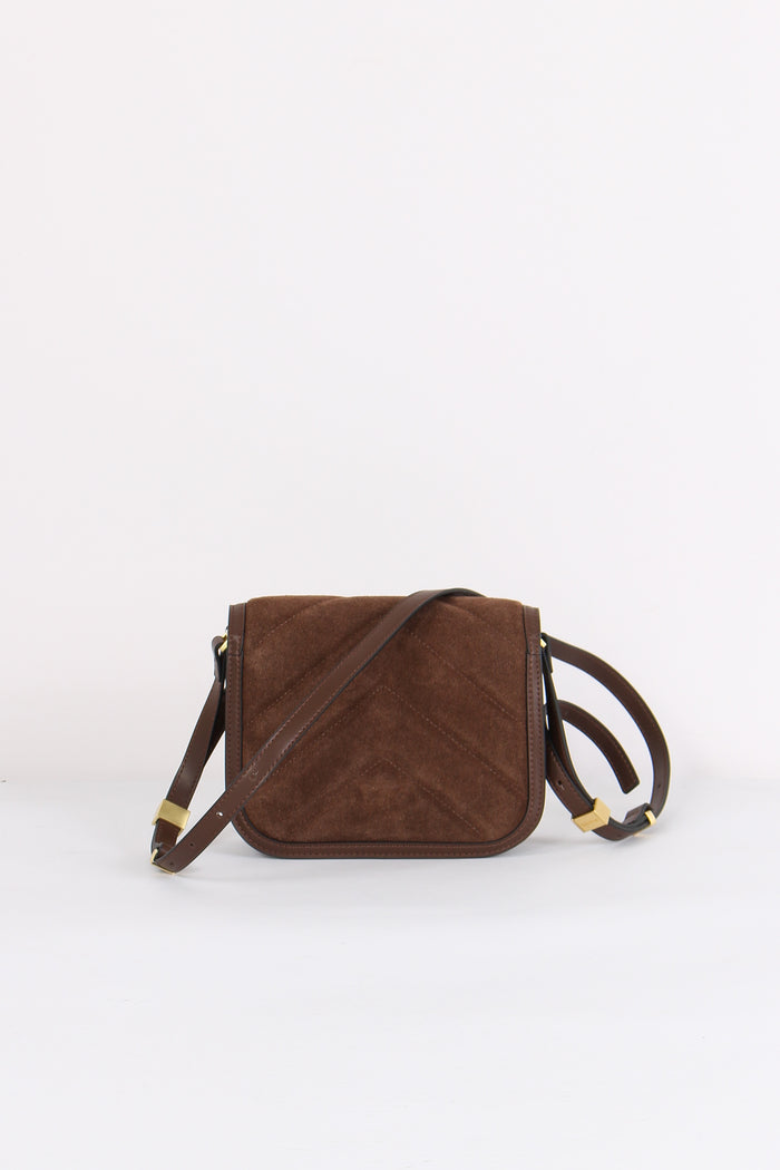 Tracollina Squadrata Camoscio Marrone/castagna-3