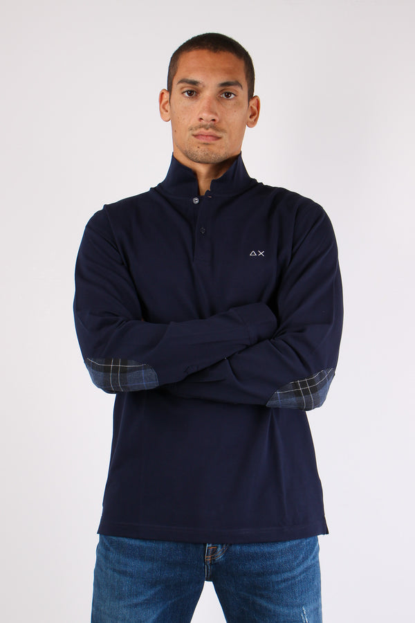 Polo Ml Toppa Contrasto Navy Blue