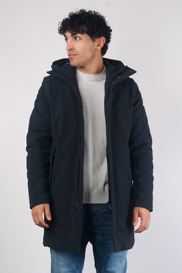 Parka Nylon Tecnico Piombo