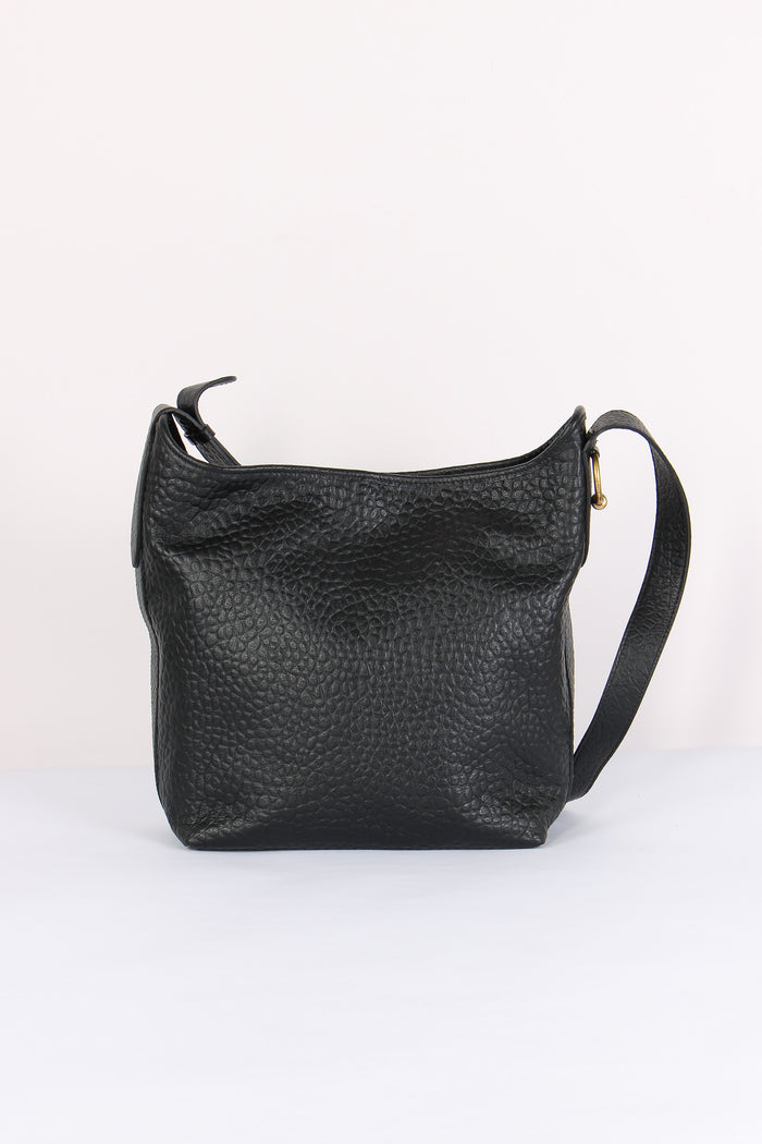 Carla Hobo Tracolla Pelle Martellata Nero
