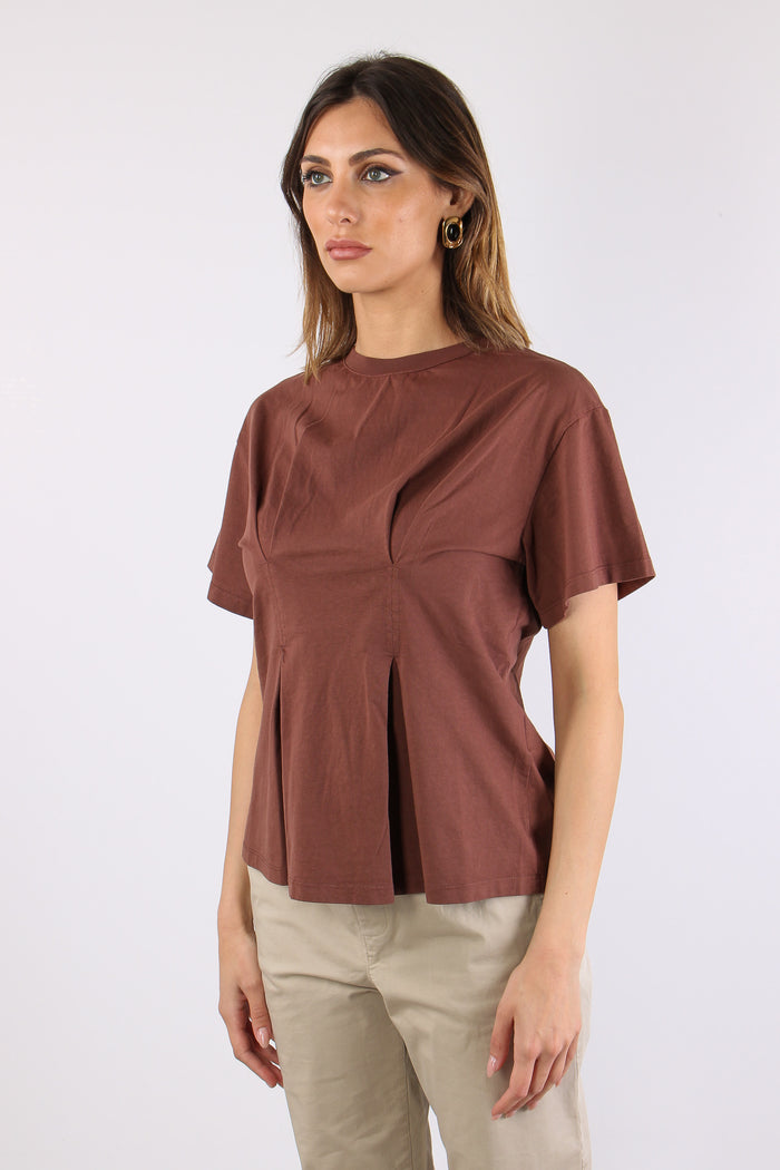 T-shirt Clessidra Riprese Malva-3