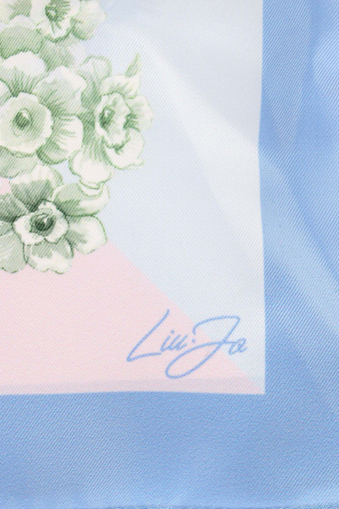 Foulard Flowery Bright Blu-4