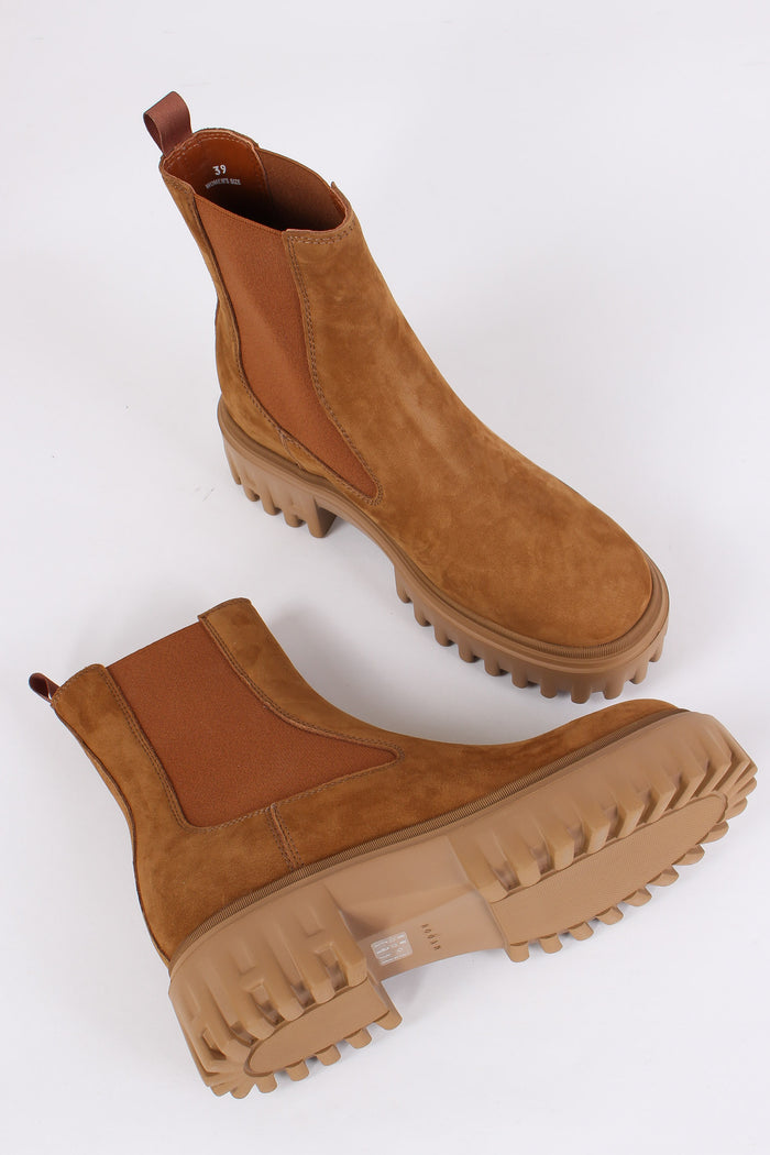 Beatles Scamosciato Cammello-6