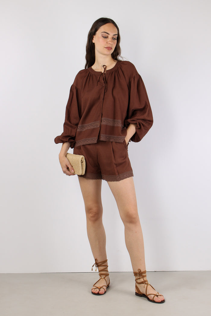 Short Viscosa Lino Caffe-7