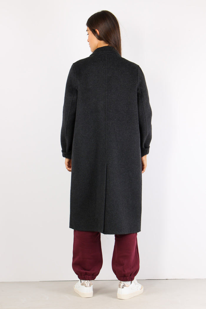 Cappotto Lungo Inserto Spille Unica-4