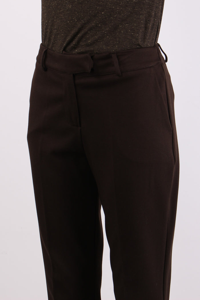 Pantalone Slim Punto Roma Diag Moro-6