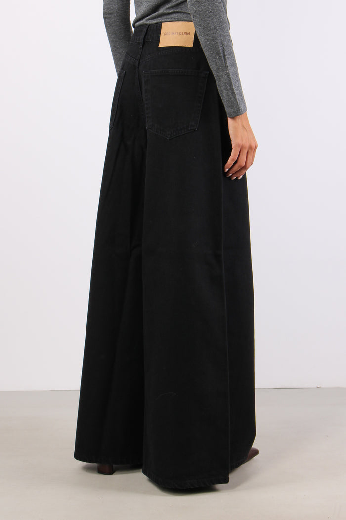 Gemma Pantagonna Denim Denim Black-5