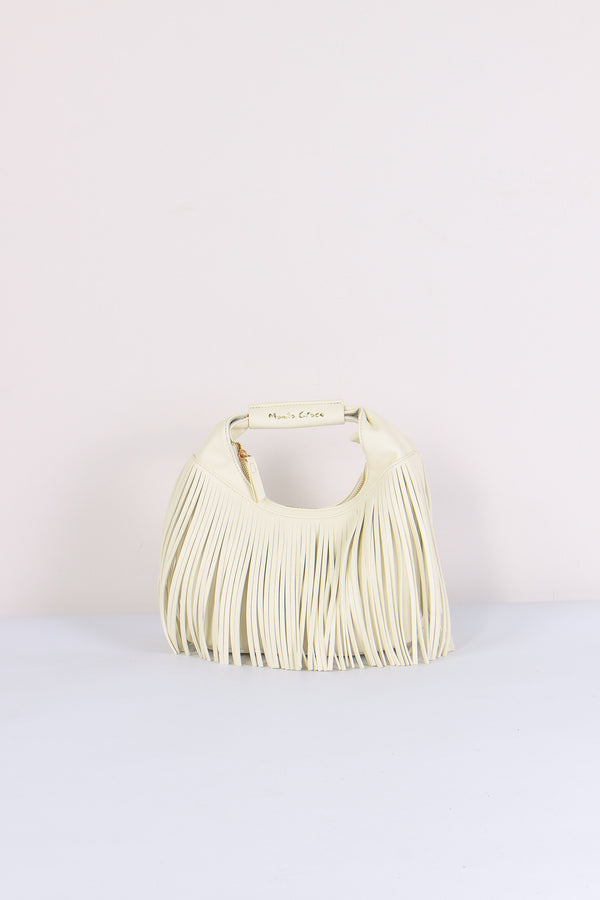 Sacca Mini Frange Off White