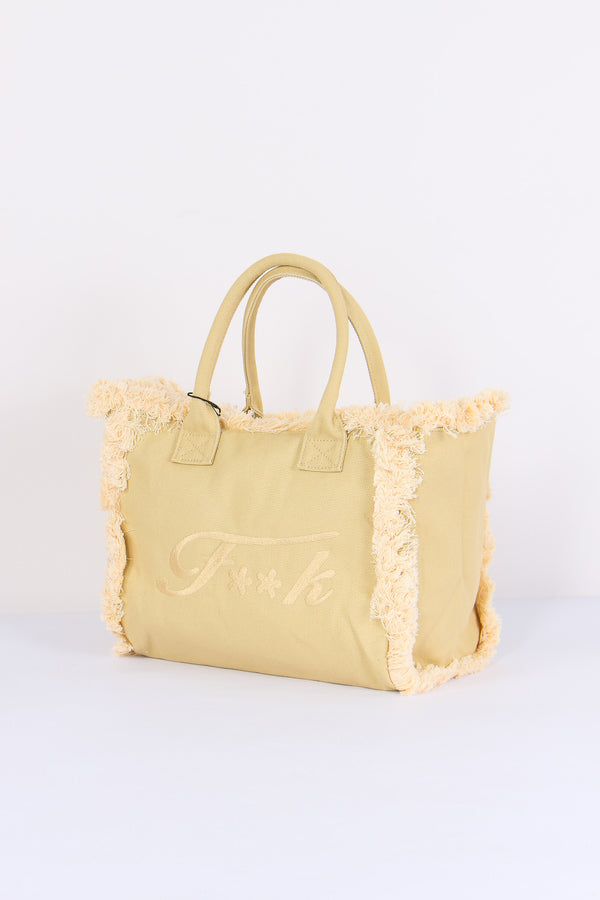 Shopping Canvas Logo Beige-2
