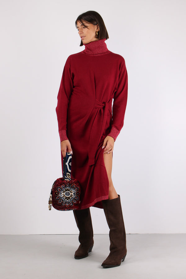 Abito Maglia Fusciacca Scarlet