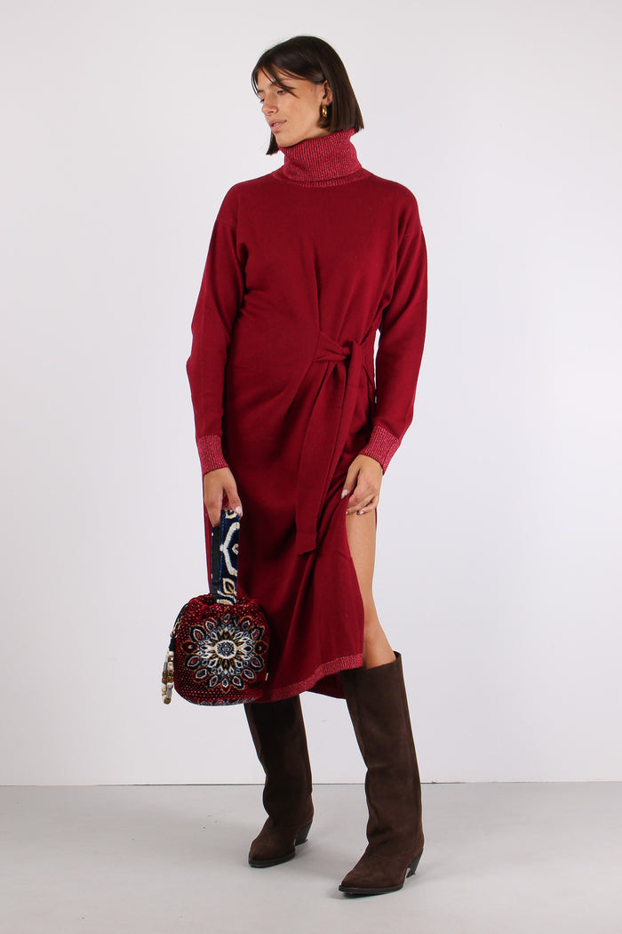 Abito Maglia Fusciacca Scarlet