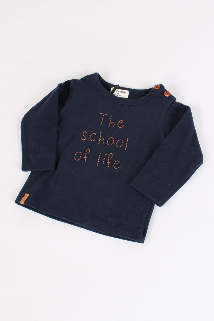 T-shirt Ml School Of Life Dark Blue-4