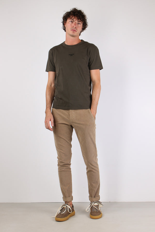 Gaubert Pantalone Velluto Mille Righe Sand