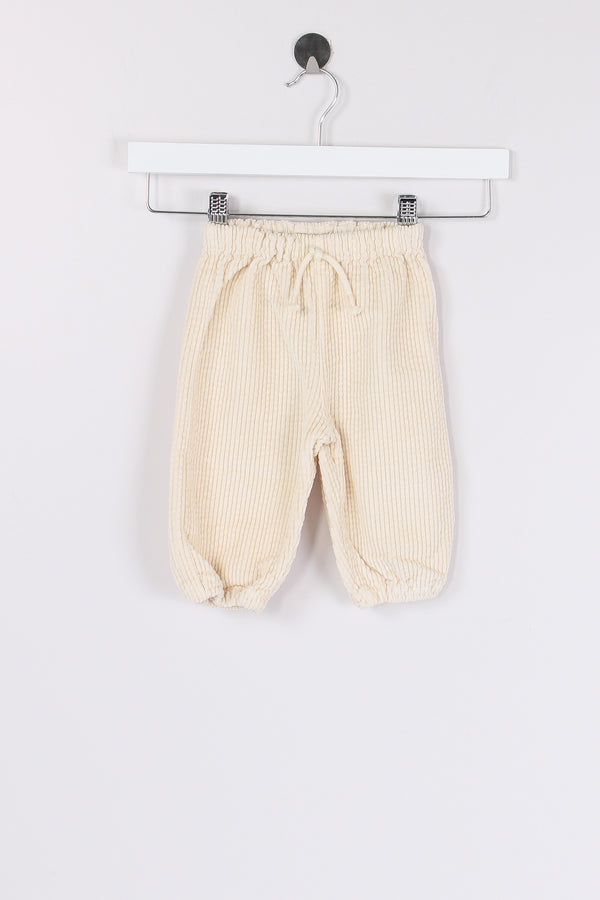 Pantalone Velluto Coulisse Ivory