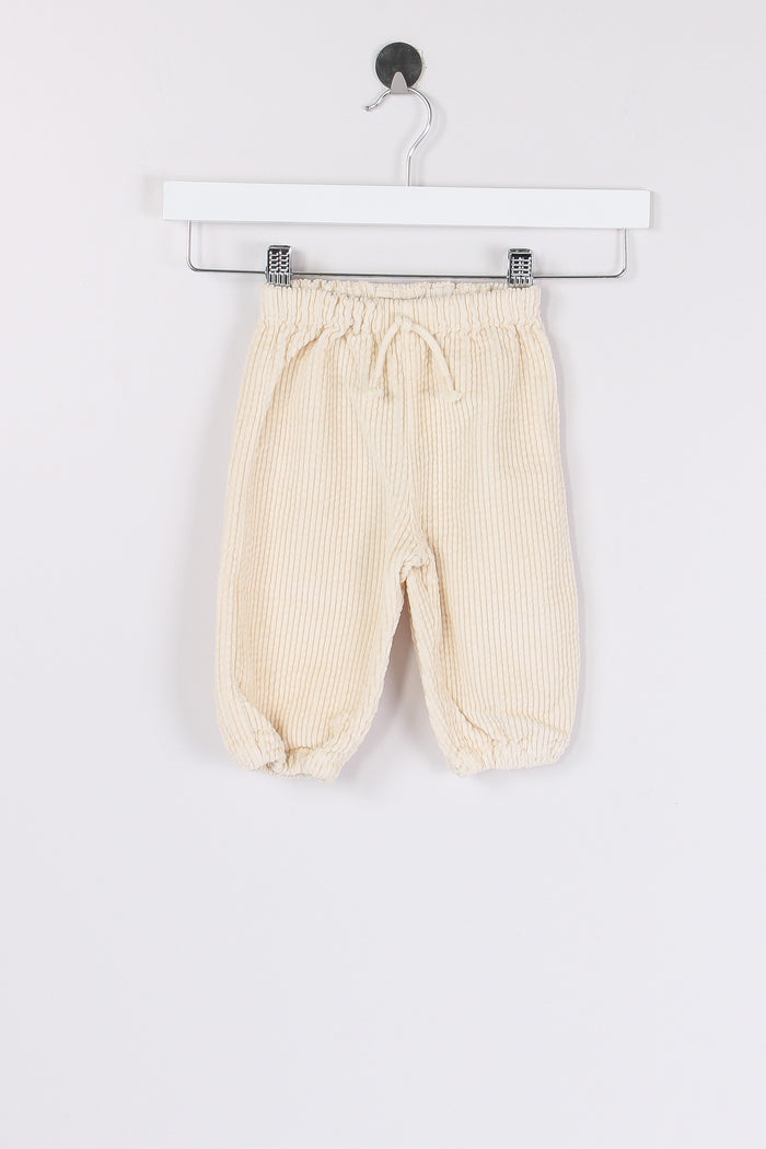 Pantalone Velluto Coulisse Ivory