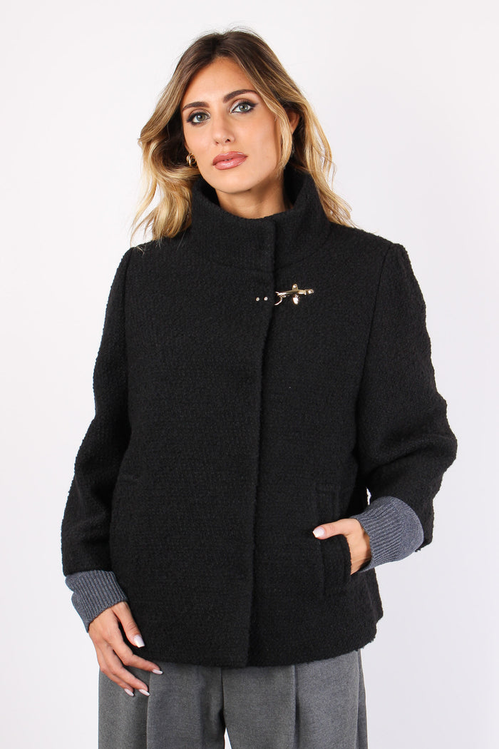 Cappa Boucle Nero-5