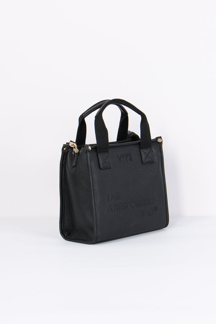 Responsibility  Tote Bag Eco Nero-2