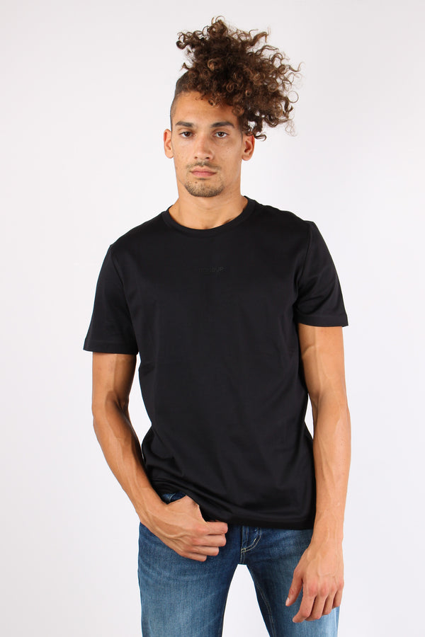 T-shirt Logo Centrale Nero