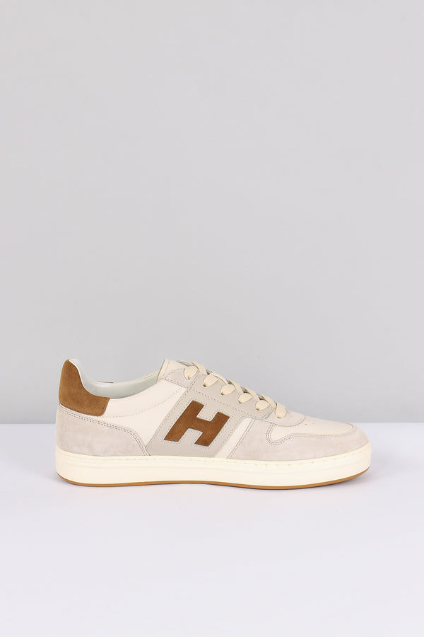 Sneaker H Banda Bianco/sabbia
