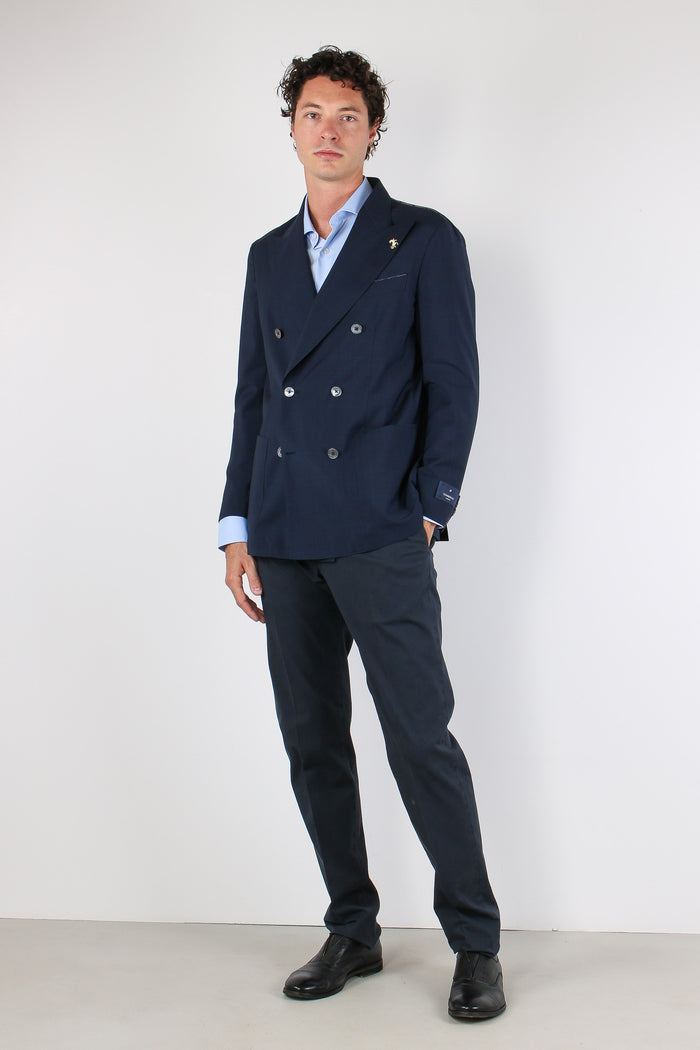 Giacca Galles Doppiopetto Tasc Blue Navy-5
