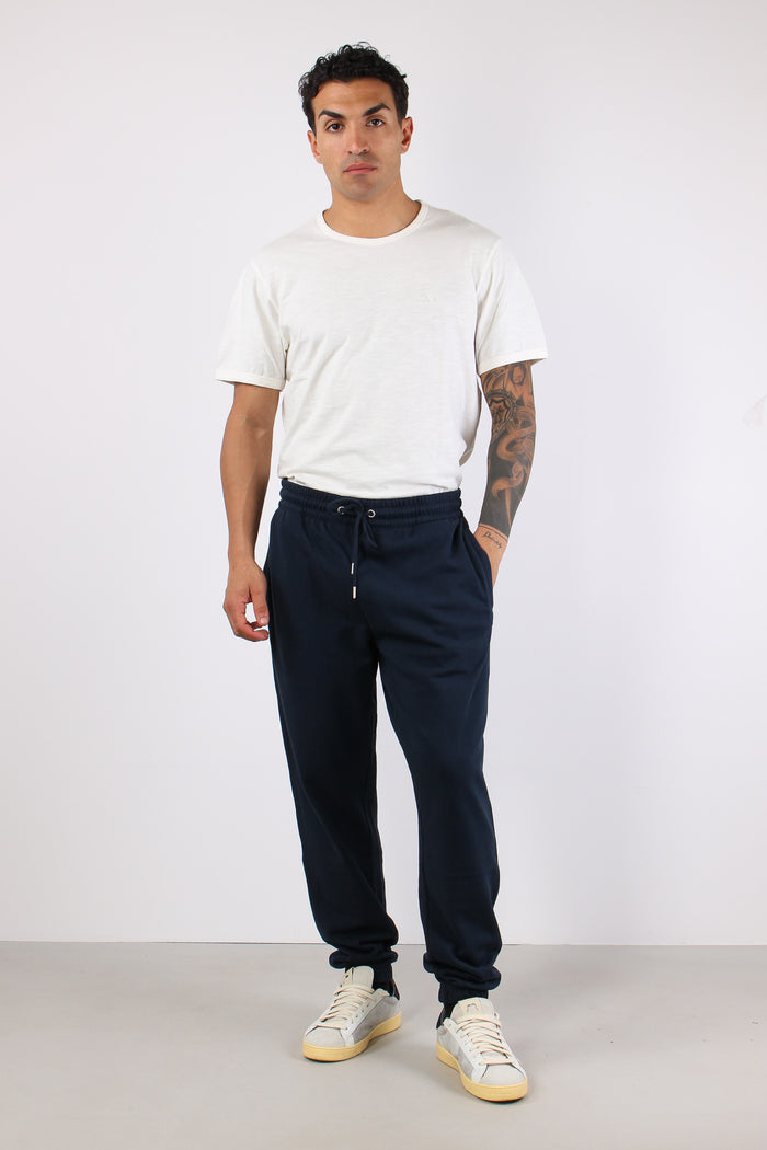 Pantalone Felpa Navy Blue-3
