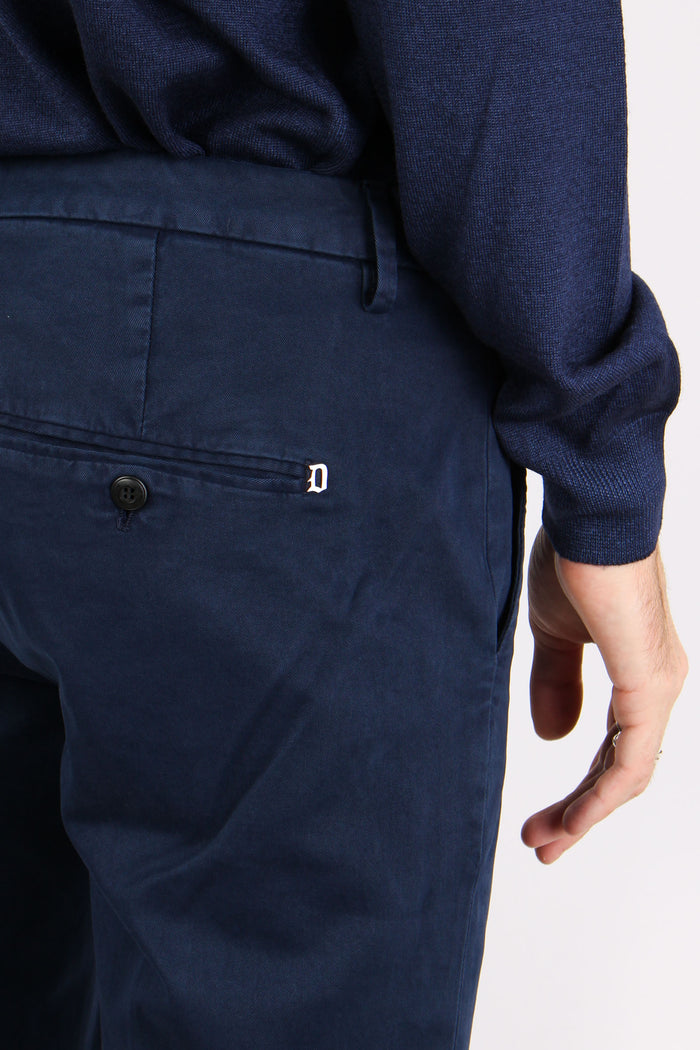 Gaubert Pantalone Gabardina Blu-7