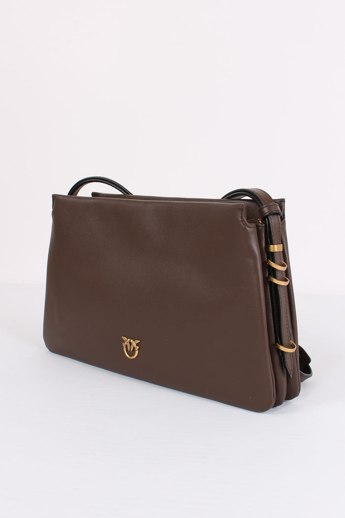 Tracolla Triplet 3 Scomparti Marrone/castagna-4