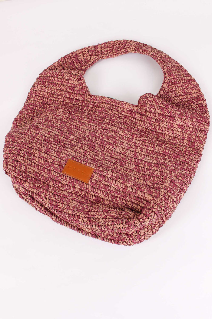 Maxi Hobo Rafia Viola-6