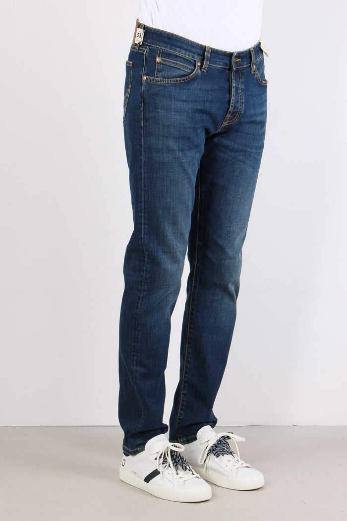 Denim Gamba Dritta Denim Scuro-6