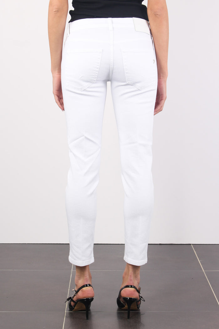 Rose Jeans Capri Bull Bianco-4