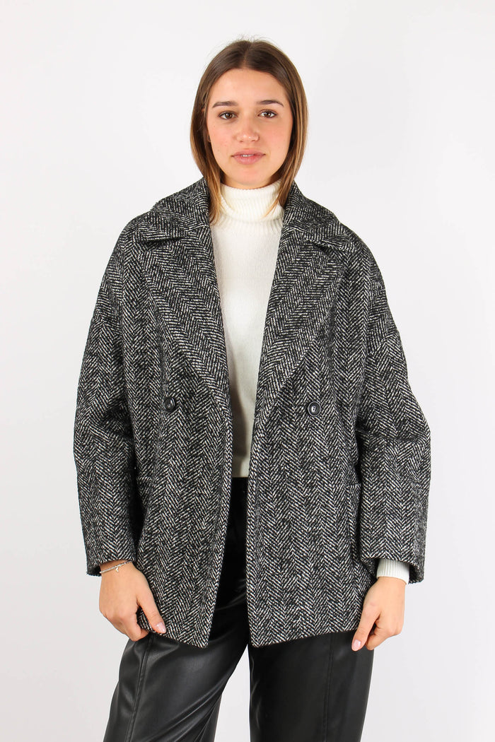 Caban Corto Resca Panna/nero-4