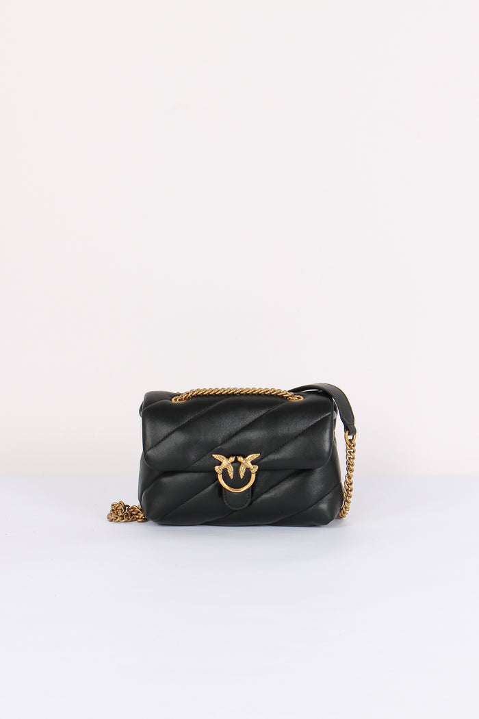 Tracollina Love Puff Mini Small Nero/antique Gold
