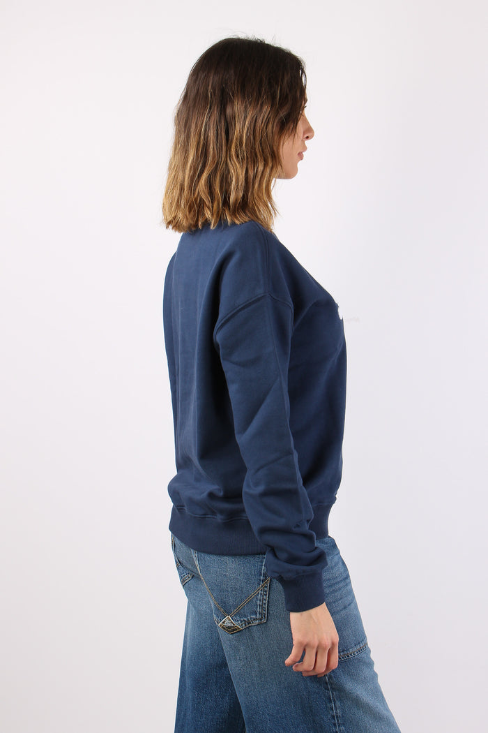 Felpa Scritta Blu-6