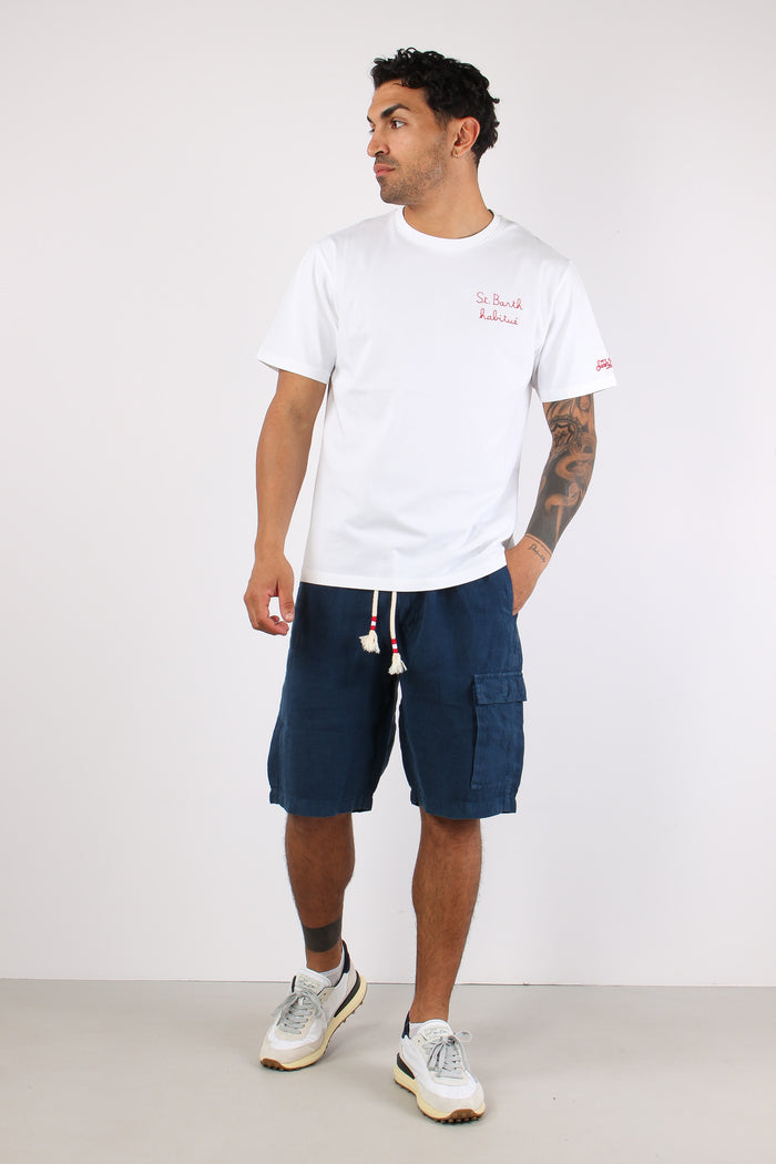 T-shirt Scritta Ricami Habitue-5
