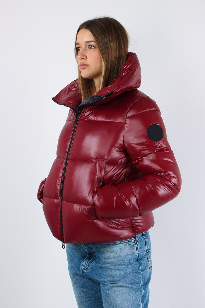 Isla Piumino Collo In Piedi Wine Red-4