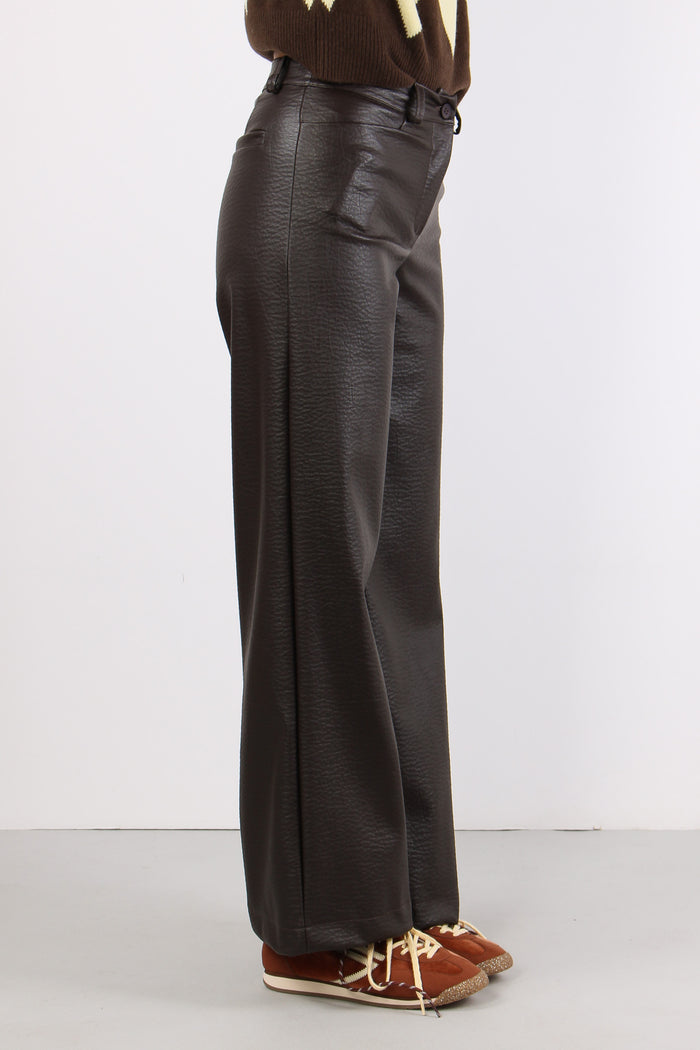 Pantalone Palazzo Pelle Martel Moro-5