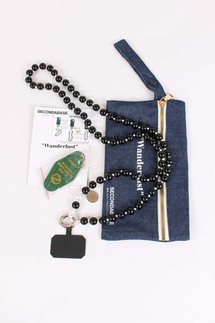 Portacellulare Perle Nero-6