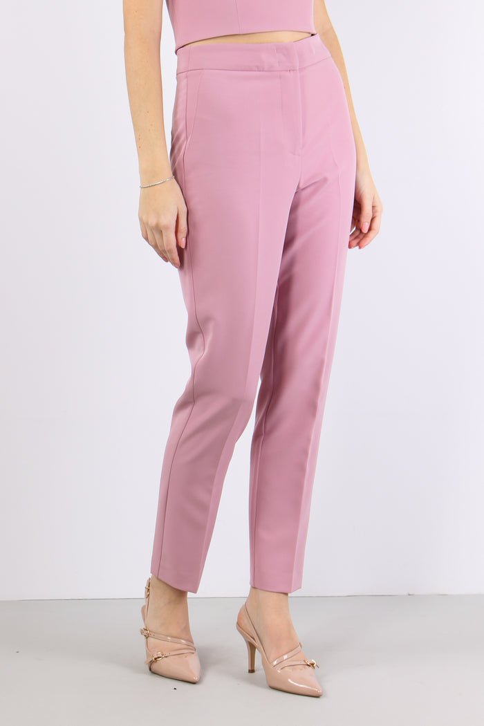 Pantalone Sigaretta Tessuto Tecnico Our Pink-6