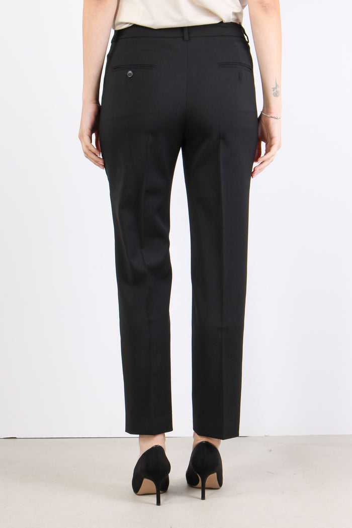 Canon Pantalone Fresco Lana Nero-4