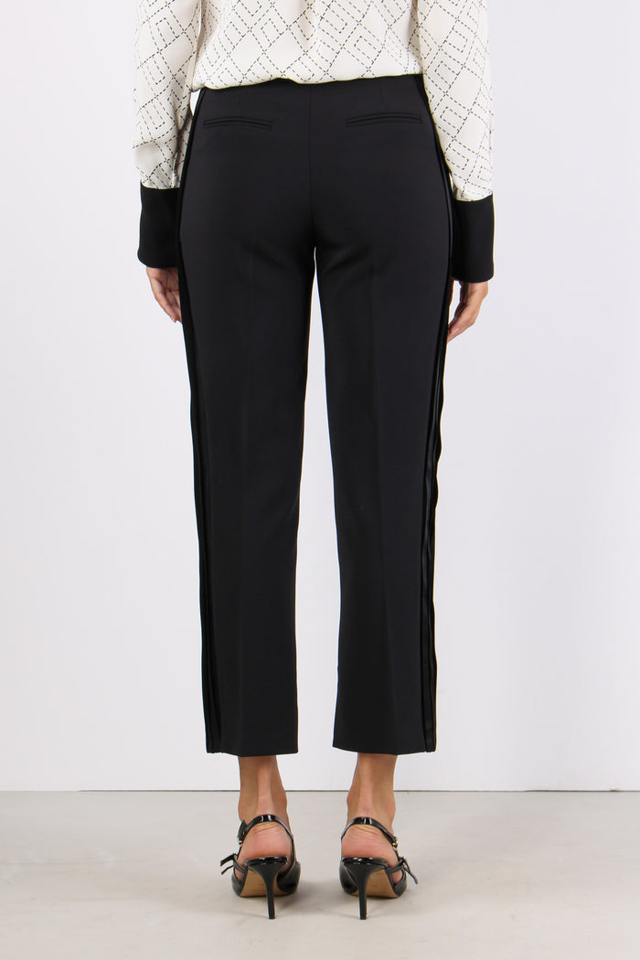 Pantalone Banda Smoking Nero-4