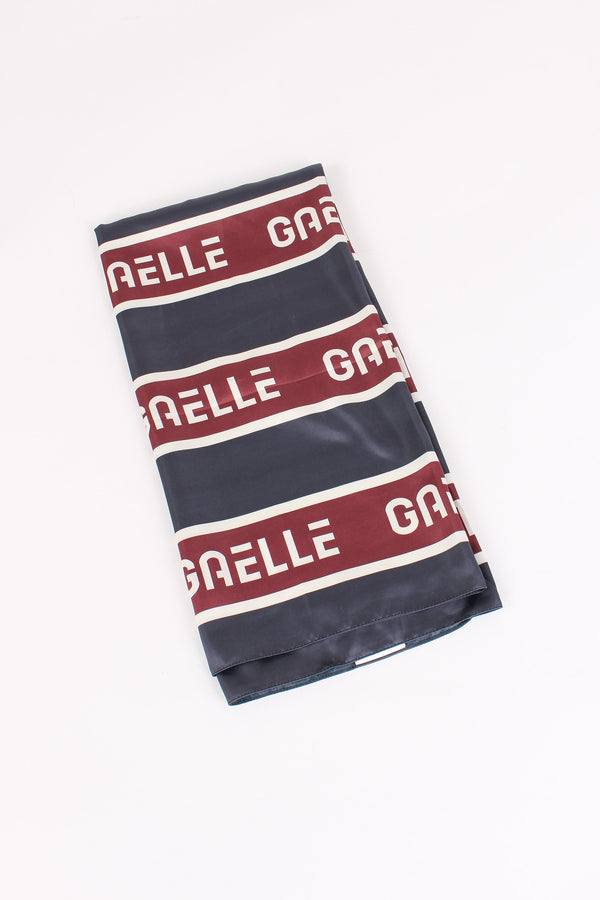 Foulard Bande Logo Blu Scuro