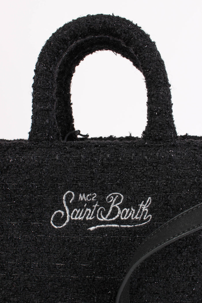 Shopping Piccola Tweed Nero-6