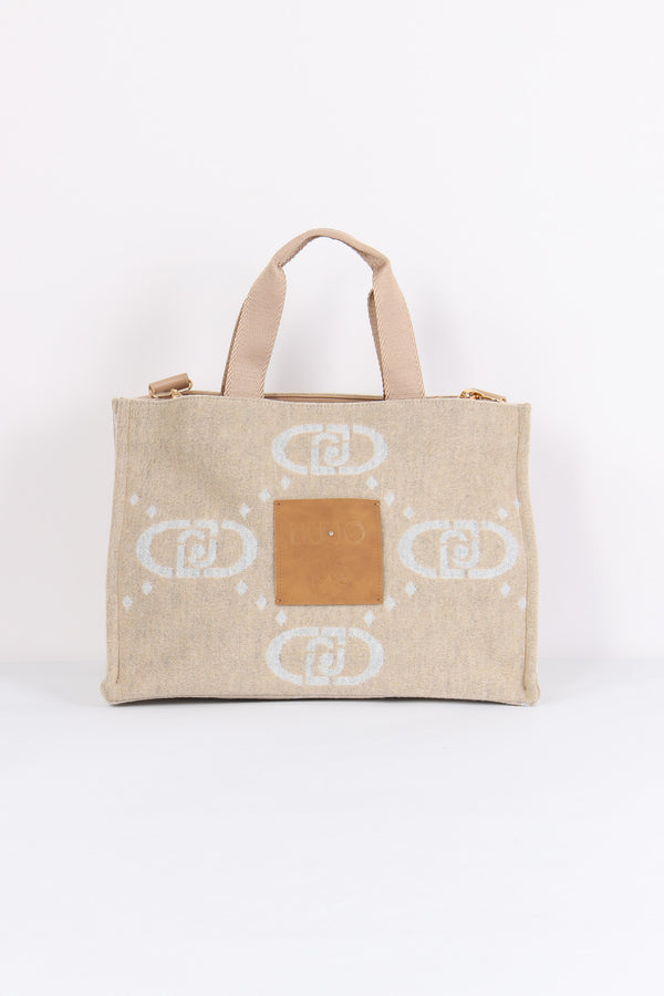 Borsa L Tote Oat Milk