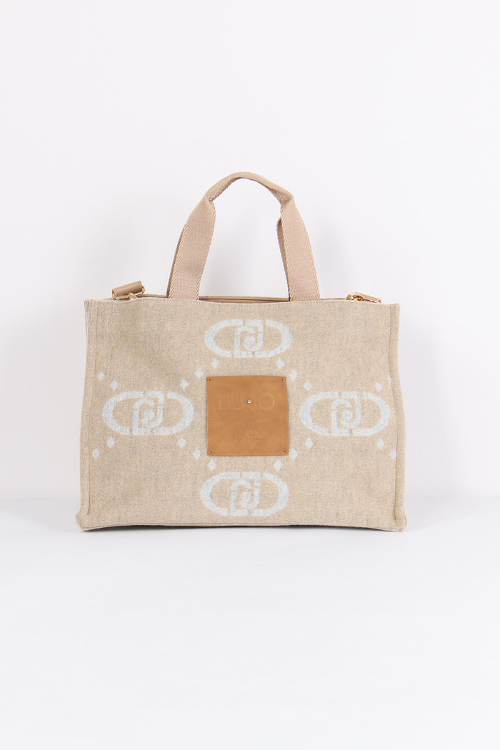 Borsa L Tote Oat Milk