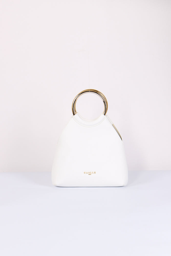 Sacca Manico Tondo Bianco