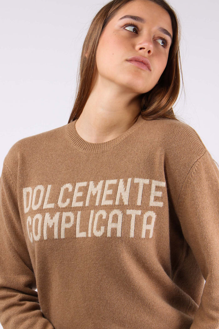 Girocollo Dolcemente Complicat Beige-8