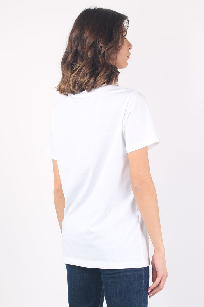 T-shirt Ricamo Love Bianco-6