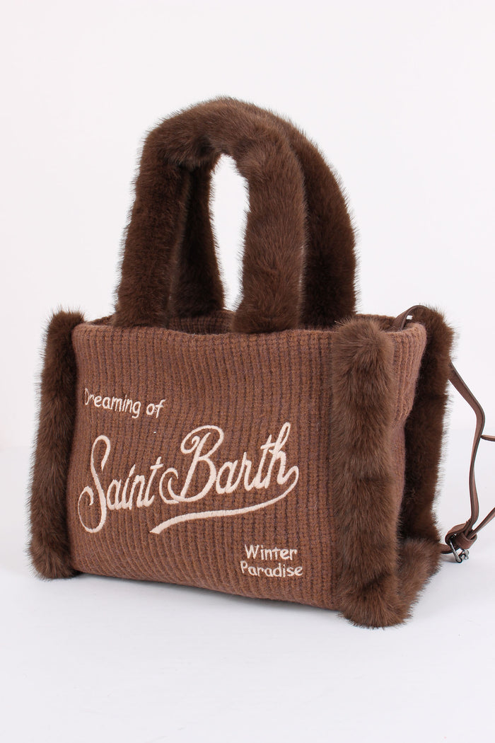 Shopping Pelliccia Marrone-4