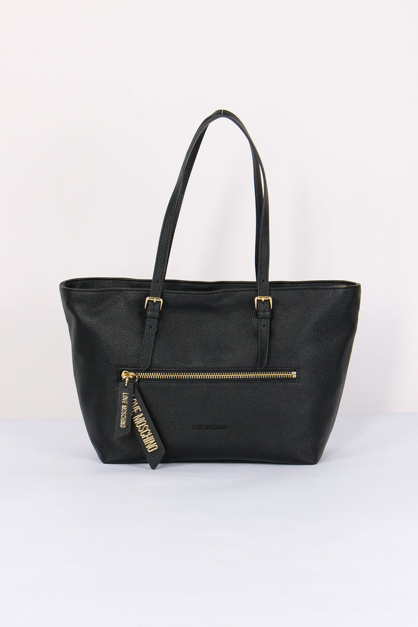 Shopping Zip Cursore Logo Nero