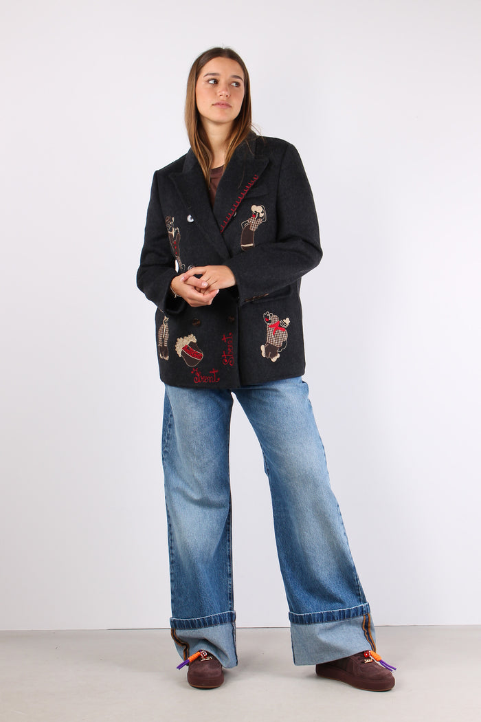 Giacca Impuntura Patch Unica-5